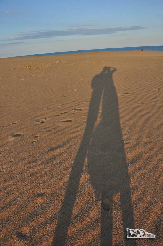 Fim de tarde nas dunas de Cabo Polonio, no litoral do Uruguai